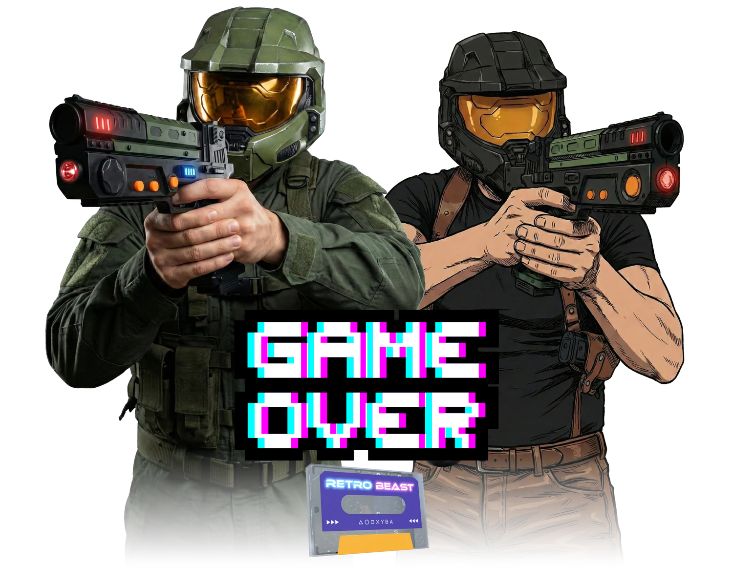 Jugador disfrutando con la Consola Gameover®